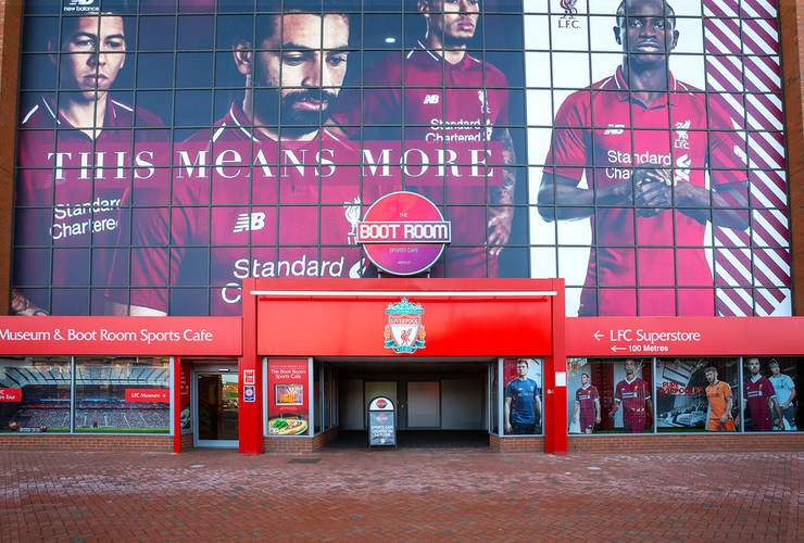 Anfield Boot Room Entrance