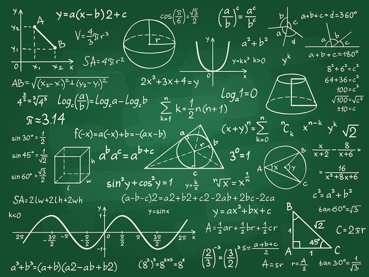 Complex Calculations on Chalk Board