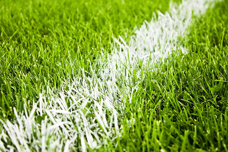 Football Pitch Painted Line