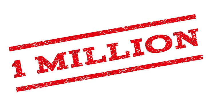 1 Million Red Stamp