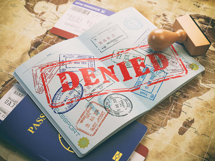 Passport Denied Stamp