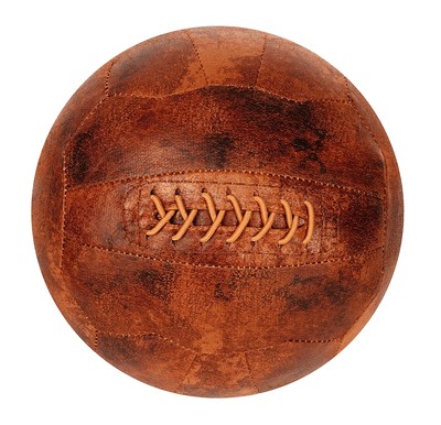 Vintage Brown Leather Football