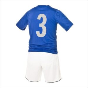 Blue Number 3 Football Shirt