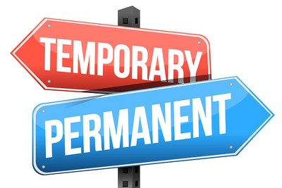 Temporary or Permanent Road Sign