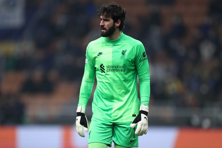 Alisson Becker Playing for Liverpool