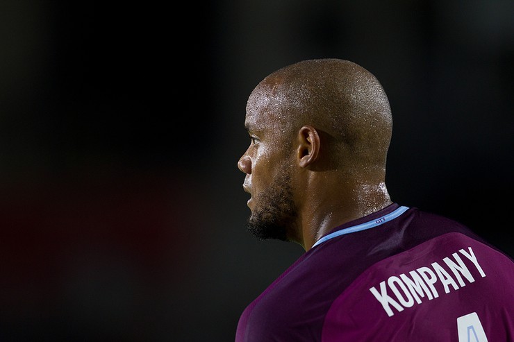 Vincent Kompany Playing for Manchester City