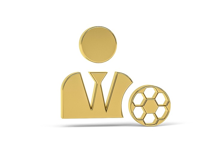 Gold 3D Football Manager Icon